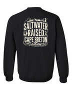 CB Saltwater Raised Folk Left Chest and Back Crewneck Sweatshirt - Unisex