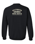 Saltwater Raised NS Sign Left Chest and Back Crewneck Sweatshirt - Unisex