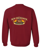 Nb Understand Left Chest and Back Crewneck Sweatshirt in Cardinal Red - back