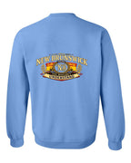 Nb Understand Left Chest and Back Crewneck Sweatshirt in Carolina Blue - back