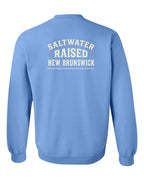 NB Saltwater Raised Sign Left Chest and Back Crewneck Sweatshirt - Unisex