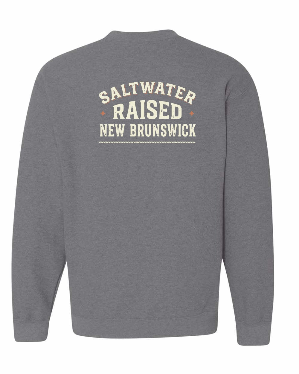 NB Saltwater Raised Sign Left Chest and Back Crewneck Sweatshirt - Unisex