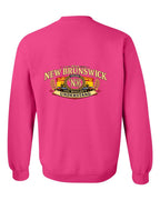 Nb Understand Left Chest and Back Crewneck Sweatshirt in Heliconia Pink - back