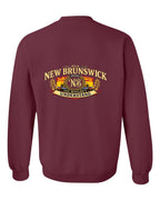 Nb Understand Left Chest and Back Crewneck Sweatshirt in Maroon - back