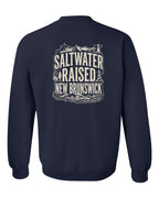 NB Saltwater Raised Folk Left Chest and Back Crewneck Sweatshirt - Unisex