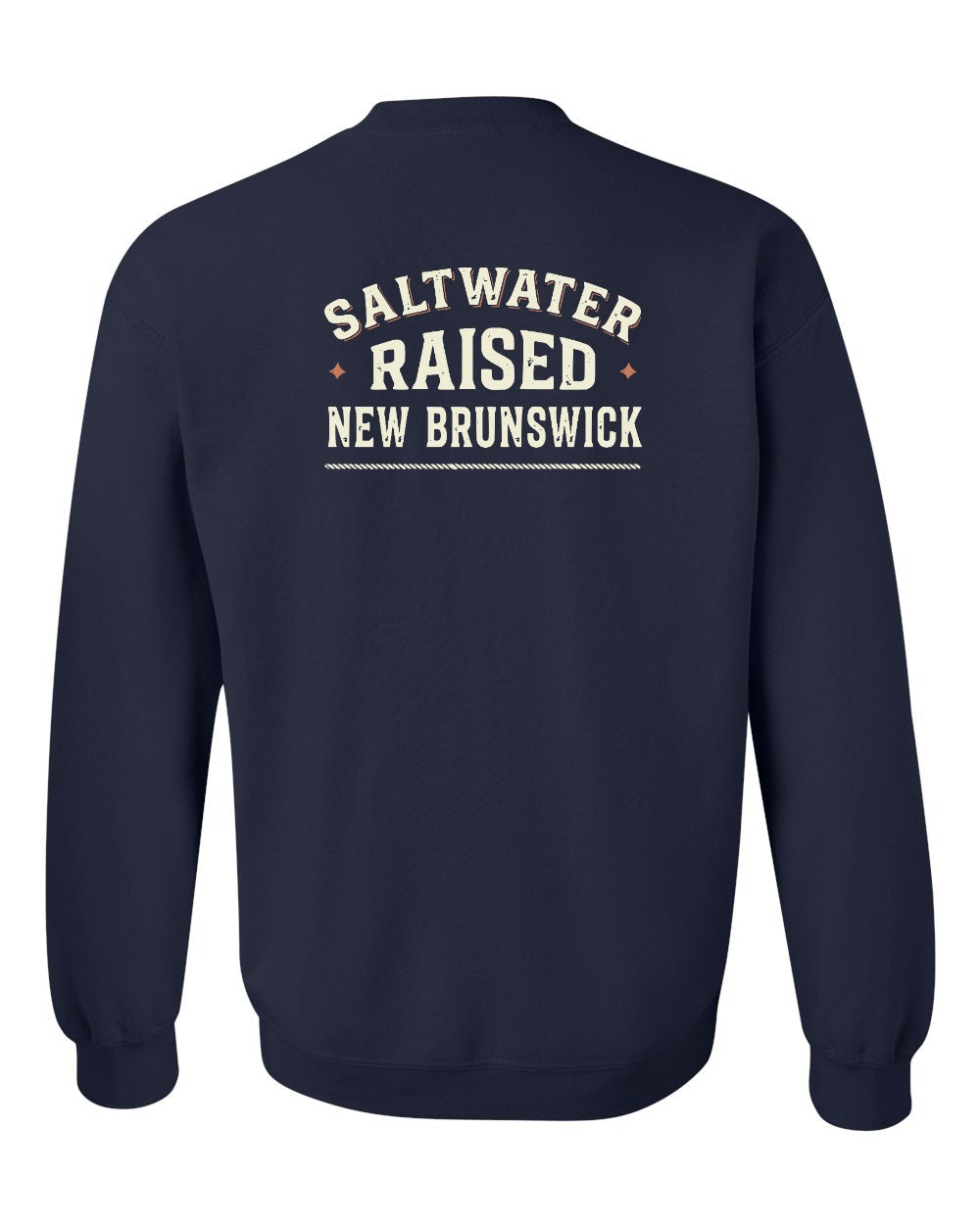 NB Saltwater Raised Sign Left Chest and Back Crewneck Sweatshirt - Unisex