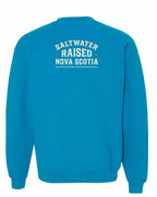 Saltwater Raised NS Sign Left Chest and Back Crewneck Sweatshirt - Unisex