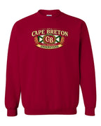 Cb Understand Flag Crewneck Sweatshirt in Cardinal Red