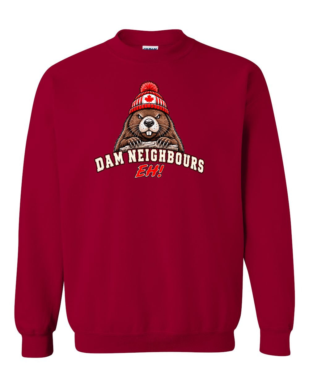 Dam Neighbours Full Front Crewneck Sweatshirt