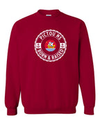 Pictou Born Raised Crewneck Sweatshirt in Cardinal Red