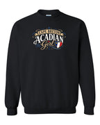 Cape Breton Girl Garment Crewneck Sweatshirt in Black
