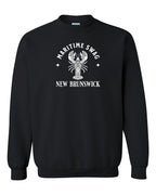 Maritime swag NB mandala white lobster Crewneck Sweatshirt - Unisex