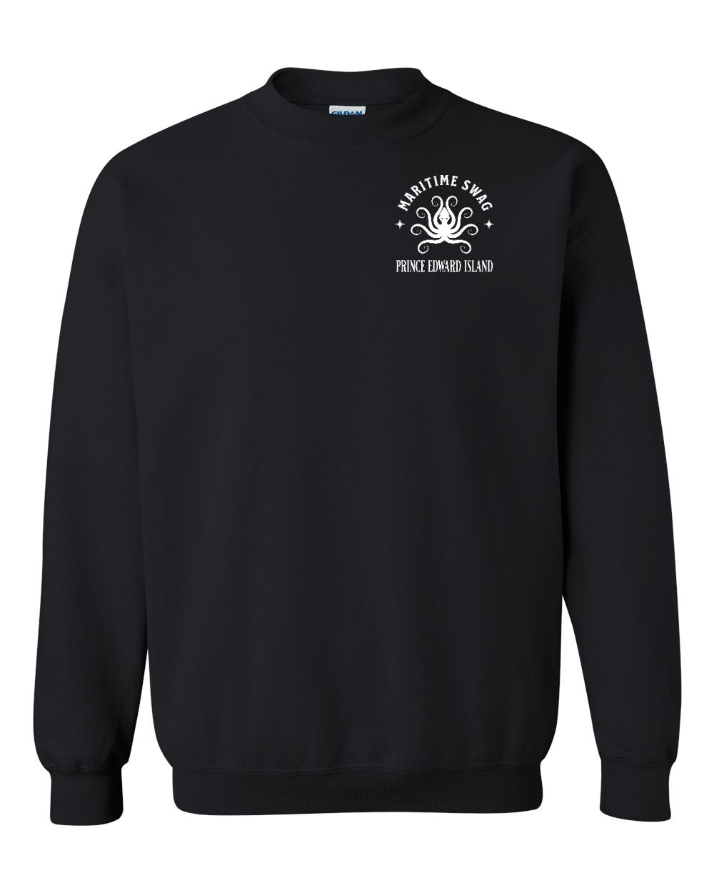 Maritime Swag PEI Octopus Left Chest Crewneck Sweatshirt - Unisex