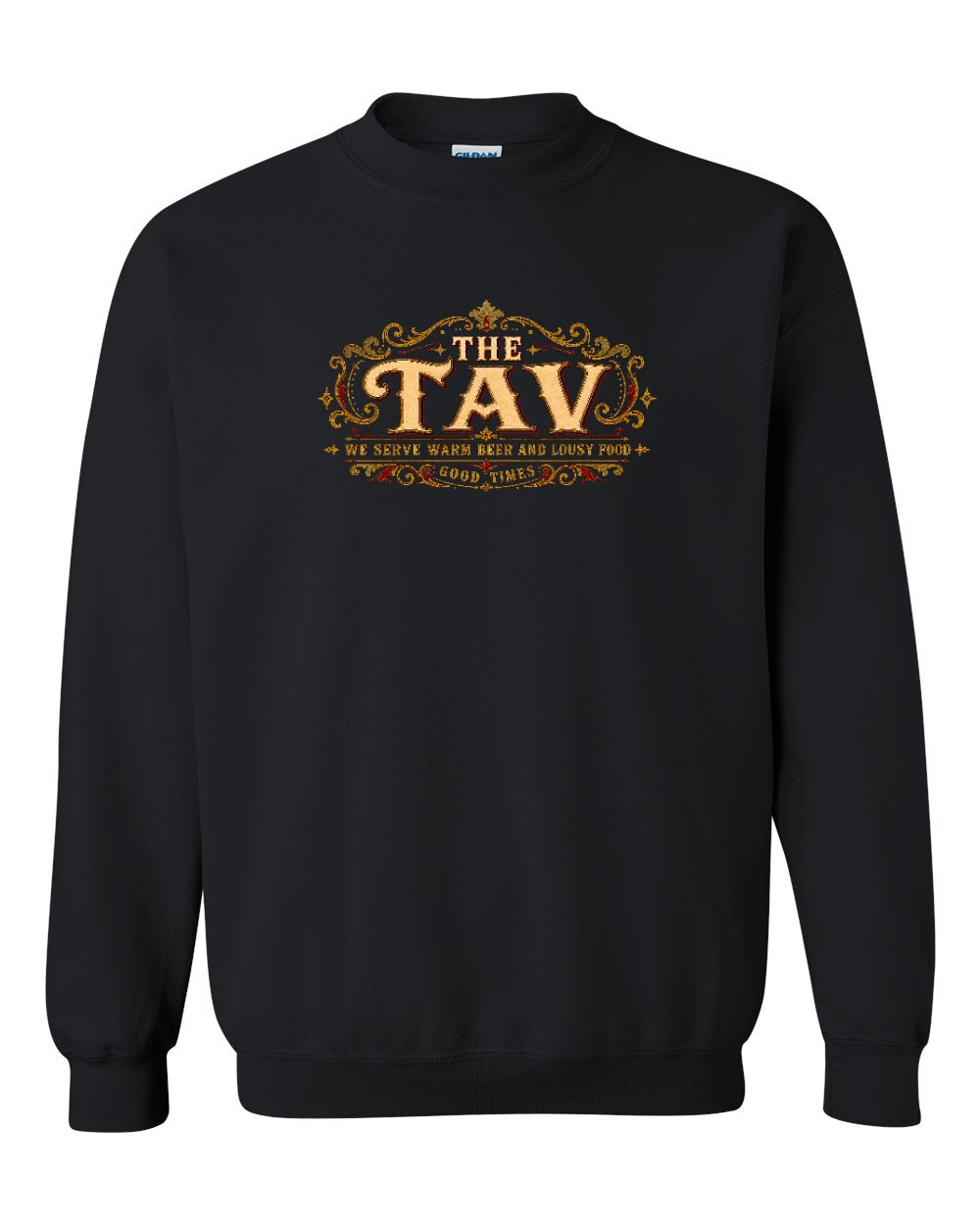 The Tav Garment Crewneck Sweatshirt in Black