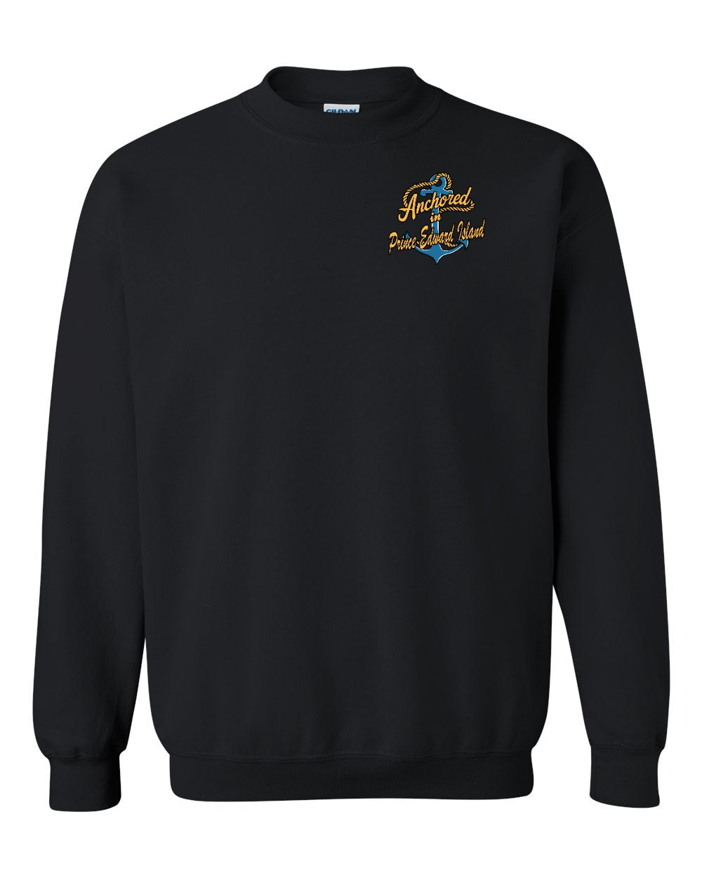 Anchored In PEI Left Chest Crewneck Sweatshirt - Unisex