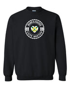 Born and Raised CB Heart Flag Crewneck Sweatshirt - Unisex