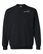 NB Girl Red Heart Left Chest Crewneck Sweatshirt - Unisex