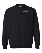 NS Girl Tartan Heart Left Chest Crewneck Sweatshirt - Unisex