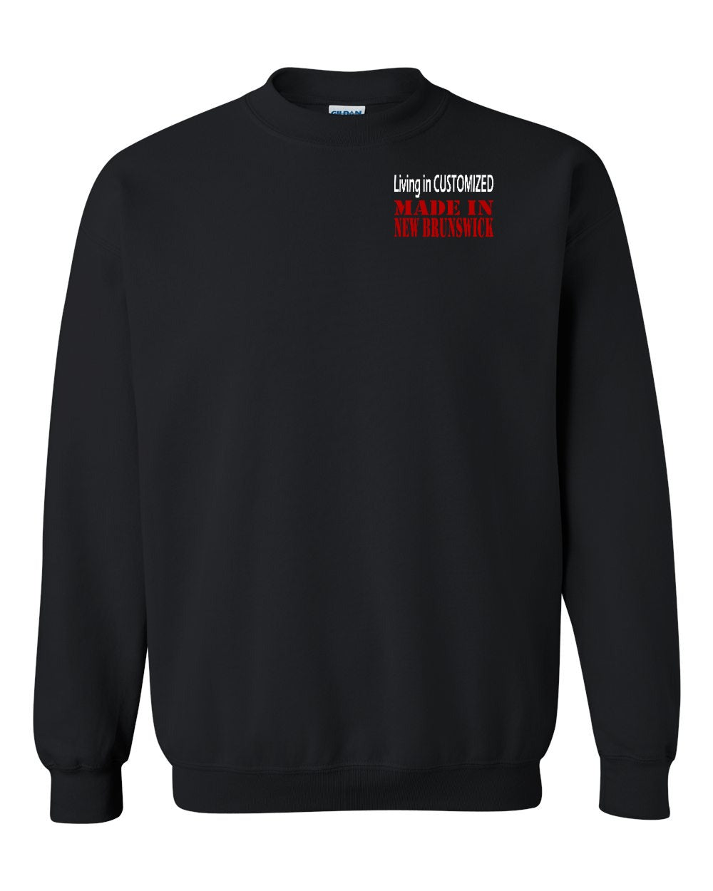 Living in Customized Made in NB Left Chest Crewneck Sweatshirt - Unisex
