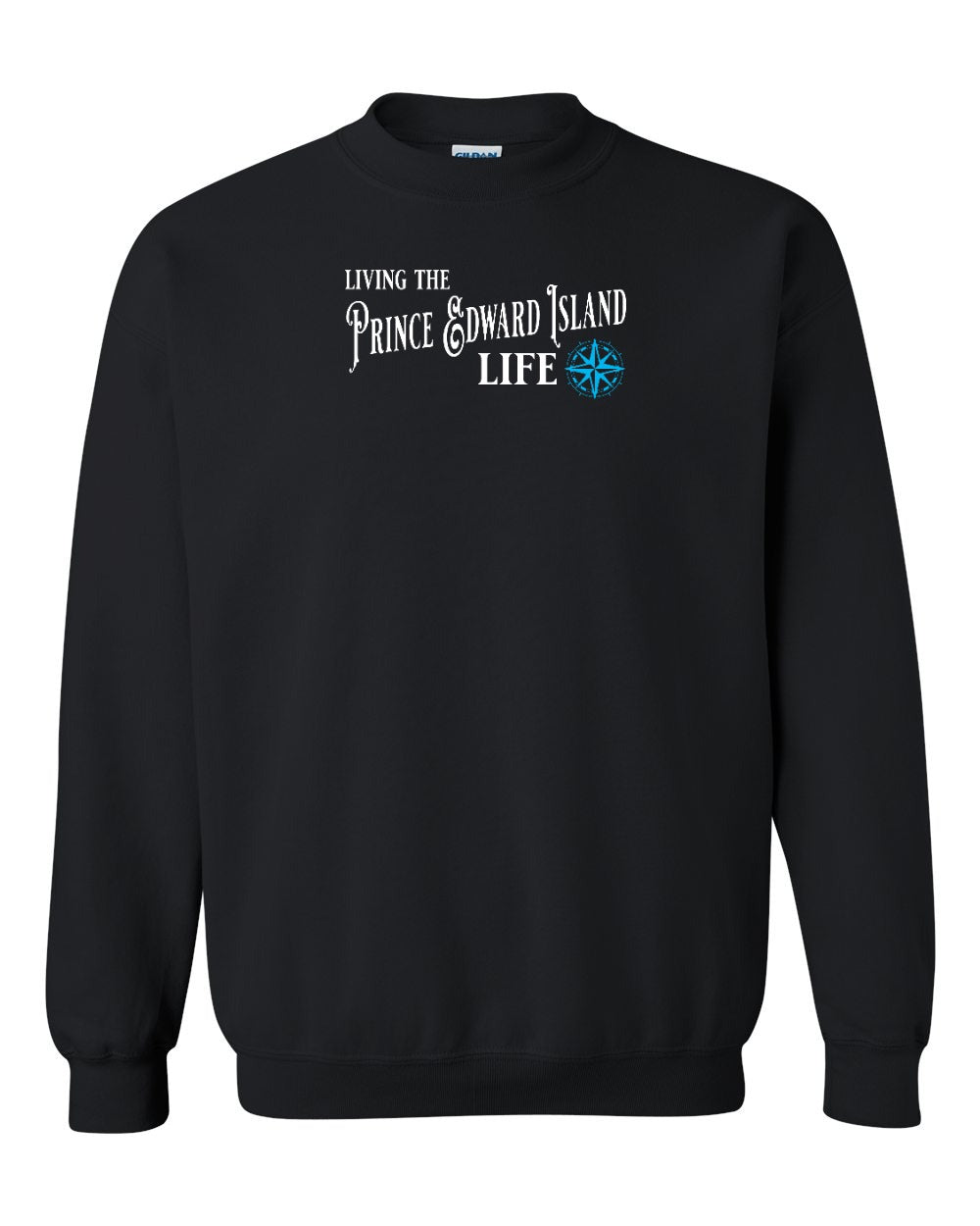 Living the PEI life Blue compass Crewneck Sweatshirt - Unisex