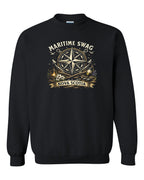 Ms Compass Crewneck Sweatshirt in Black
