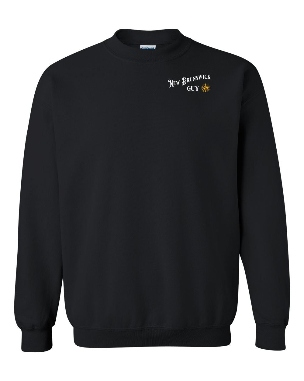 NB Guy Yellow Compass Left Chest Crewneck Sweatshirt - Unisex