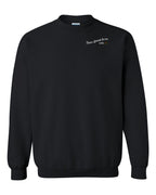 PEI Girl tartan heart Left Chest Crewneck Sweatshirt - Unisex