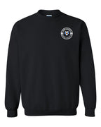 Born and Raised NS Heart Flag Left Chest & Back Crewneck Sweatshirt - Unisex
