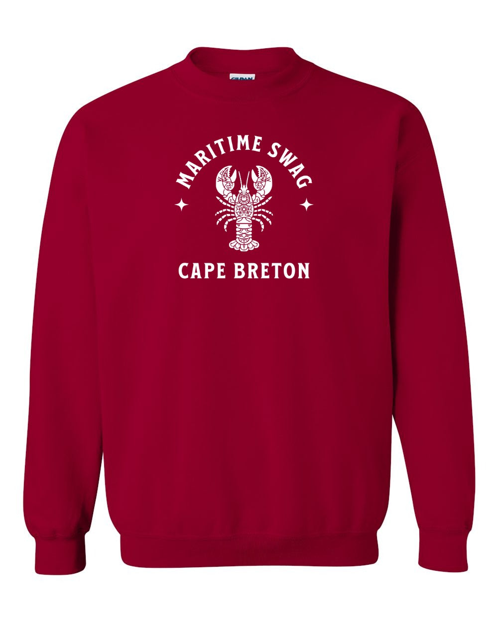Maritime Swag CB Mandala white Lobster Crewneck Sweatshirt - Unisex