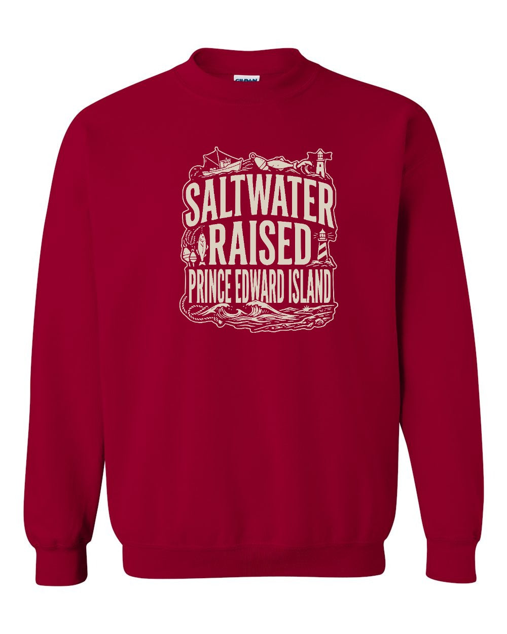 PEI Saltwater Raised Folk Crewneck Sweatshirt - Unisex