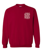 PEI Saltwater Raised Folk Left Chest and Back Crewneck Sweatshirt - Unisex