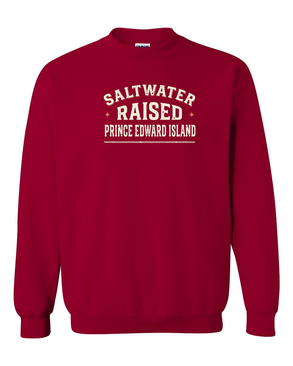 PEI Saltwater Raised Sign Crewneck Sweatshirt - Unisex
