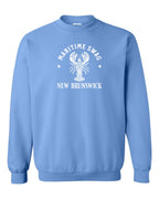 Maritime swag NB mandala white lobster Crewneck Sweatshirt - Unisex