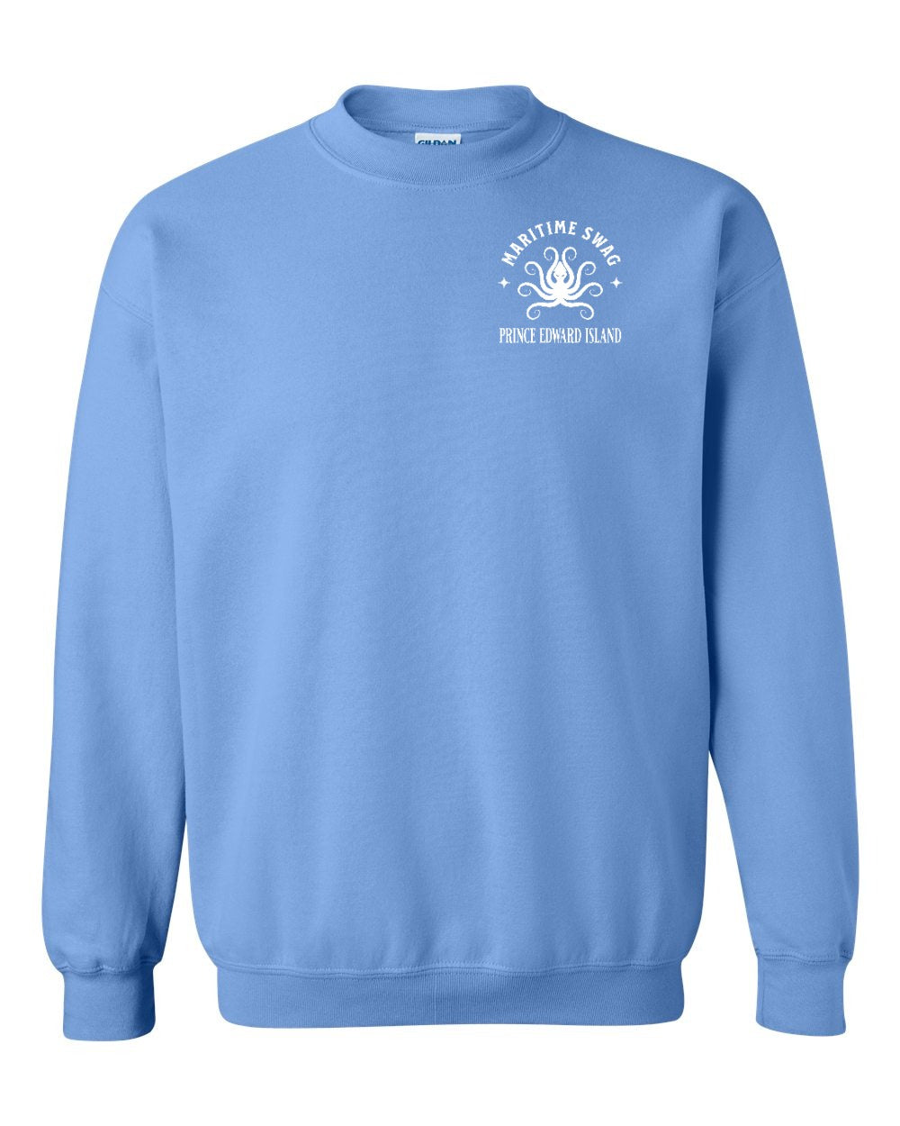 Maritime Swag PEI Octopus Left Chest Crewneck Sweatshirt - Unisex