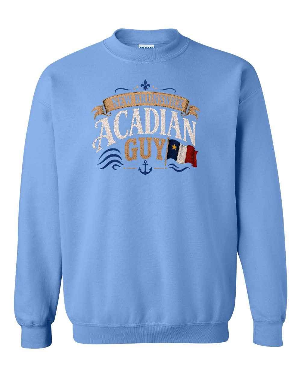 New Brunswick Guy Crewneck Sweatshirt in Carolina Blue