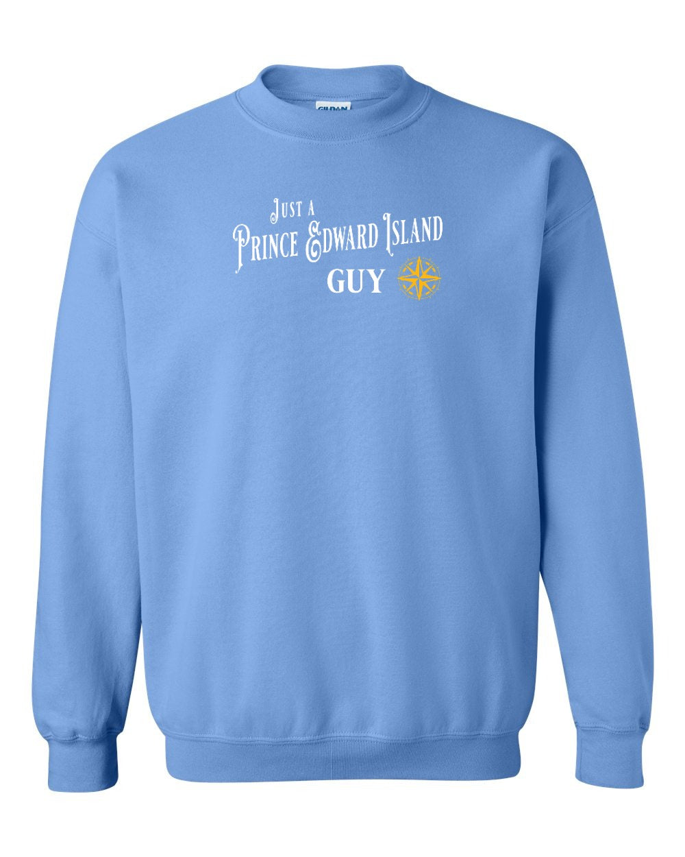 Just a PEI Guy Yellow Compass Crewneck Sweatshirt - Unisex