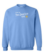 Living the PEI life yellow compass Crewneck Sweatshirt - Unisex