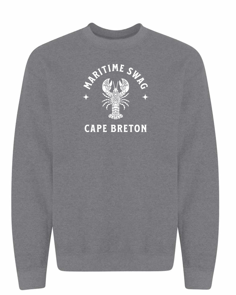 Maritime Swag CB Mandala white Lobster Crewneck Sweatshirt - Unisex