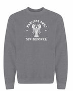 Maritime swag NB mandala white lobster Crewneck Sweatshirt - Unisex