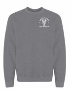Maritime Swag PEI White Lobster Left Chest Crewneck Sweatshirt - Unisex