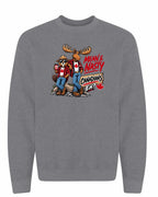 New Mean and Nasty Canadians Crewneck Sweatshirt in Graphite Heather