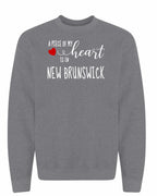 A piece of my Heart NB (red heart) Crewneck Sweatshirt - Unisex