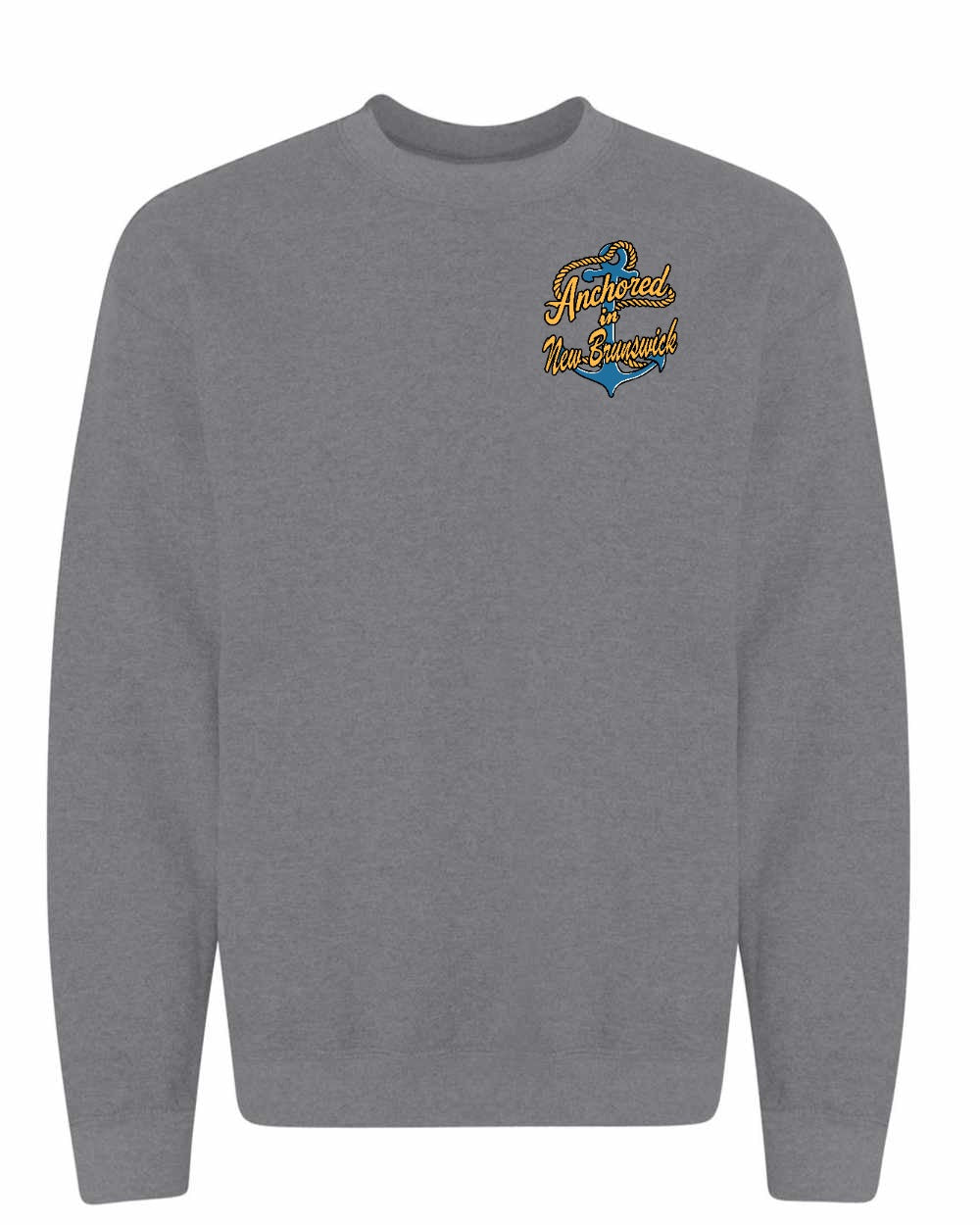 Anchored In NB Left Chest Crewneck Sweatshirt - Unisex