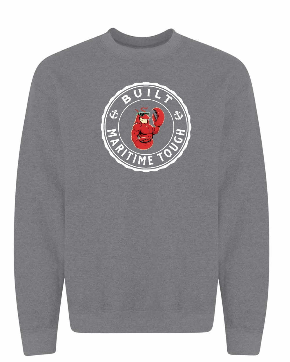 Built Maritime Tough Lobster Crewneck Sweatshirt - Unisex