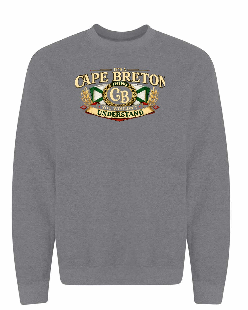 Cb Understand Crewneck Sweatshirt in Graphite Heather