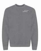 Just an NB Girl Tartan Heart Left Chest Crewneck Sweatshirt - Unisex