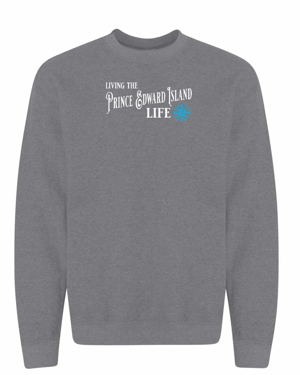 Living the PEI life Blue compass Crewneck Sweatshirt - Unisex