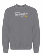 Living the PEI life yellow compass Crewneck Sweatshirt - Unisex