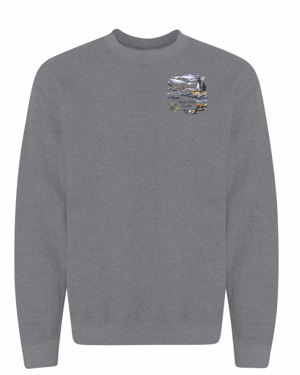Maritime Serenity NS Left Chest Crewneck Sweatshirt - Unisex