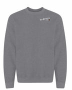 NB Girl Tartan Heart Left Chest Crewneck Sweatshirt - Unisex